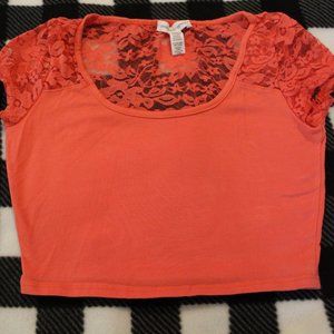 lace crop top